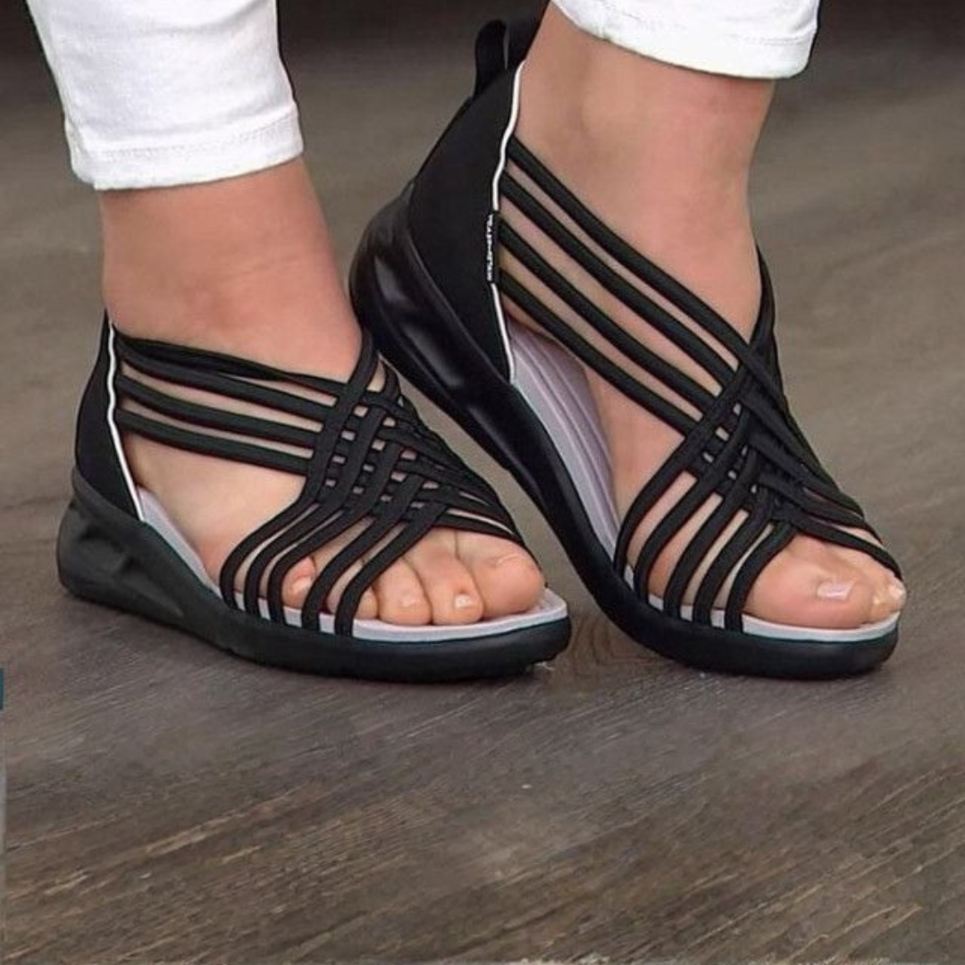 Cressida | Sandalen für Damen Multi-Riemchen Offene Spitze