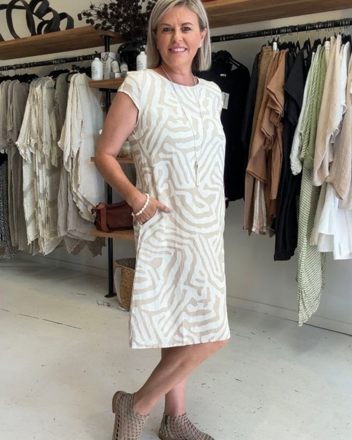 Rosabella | Damen Sommerkleid mit Gerader Silhouette