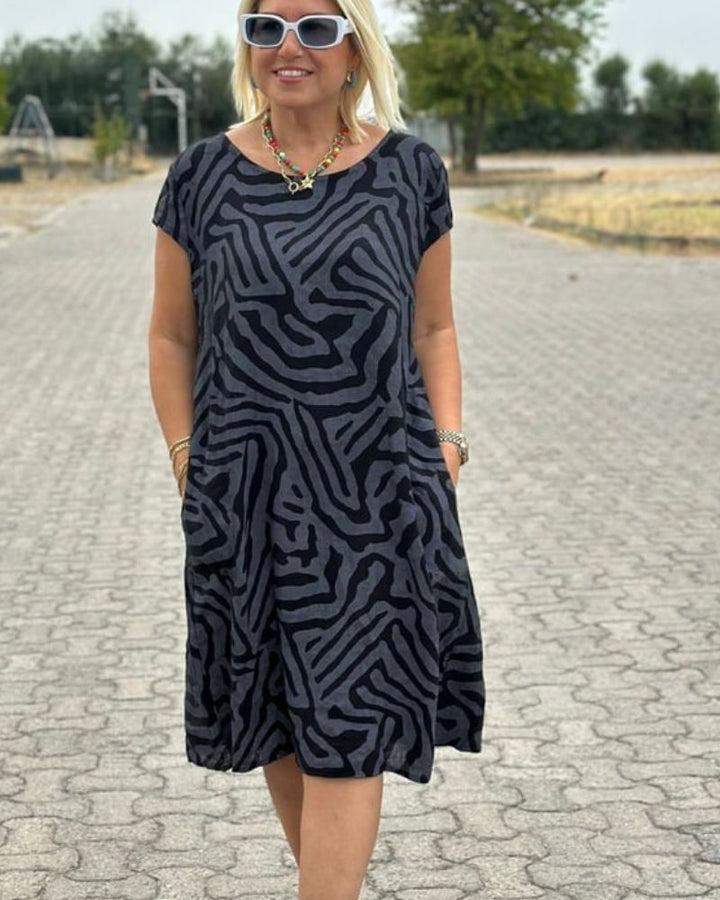 Rosabella | Damen Sommerkleid mit Gerader Silhouette