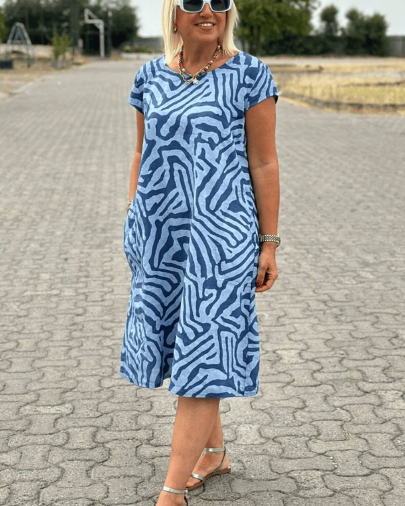 Rosabella | Damen Sommerkleid mit Gerader Silhouette