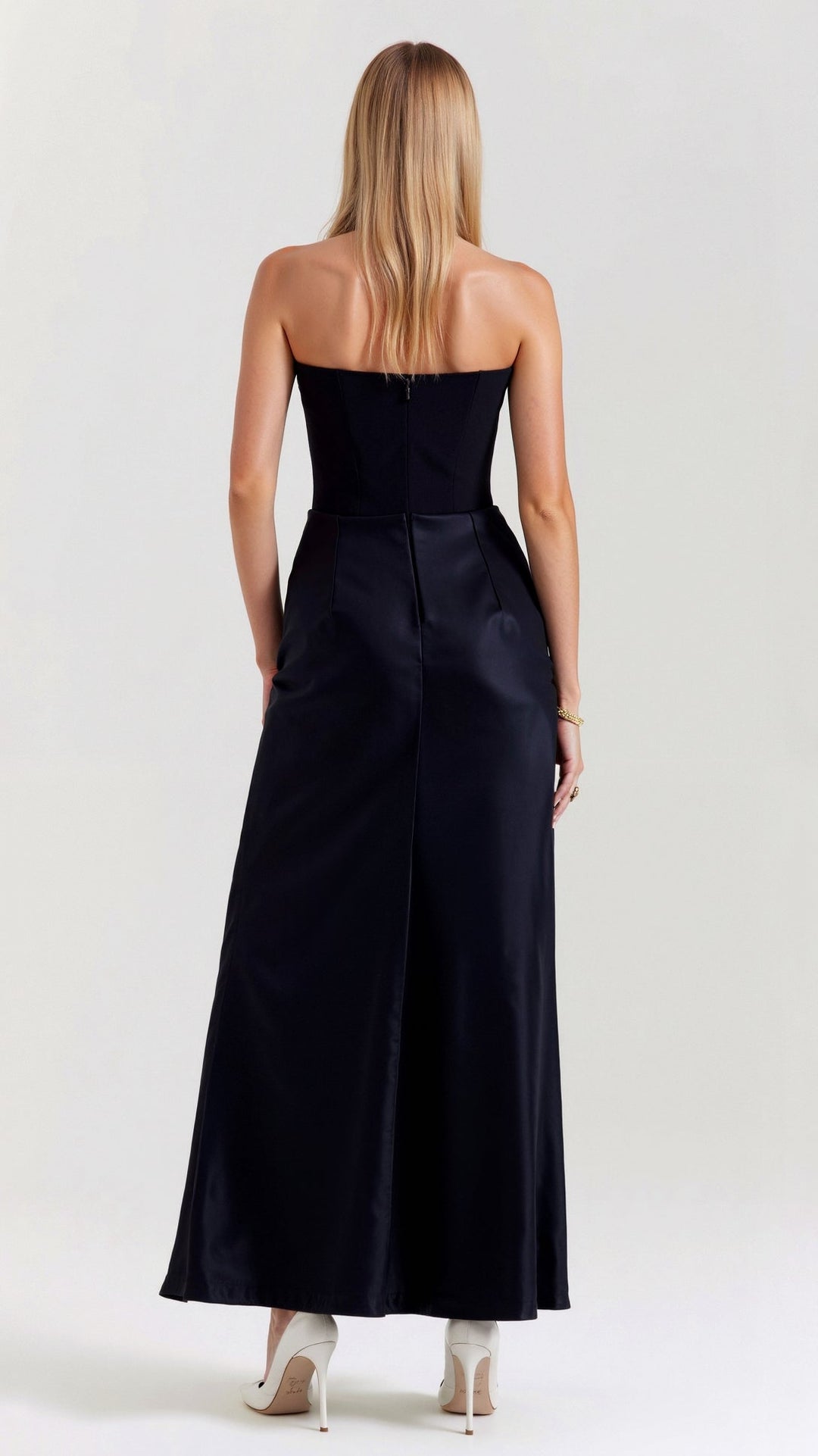 Abigail | Damen Hochzeitsgastkleid Column Maxikleid