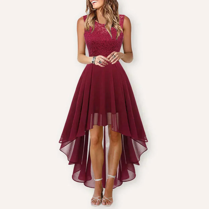 Jana | Elegantes High-Low Kleid für Hochzeitsgäste
