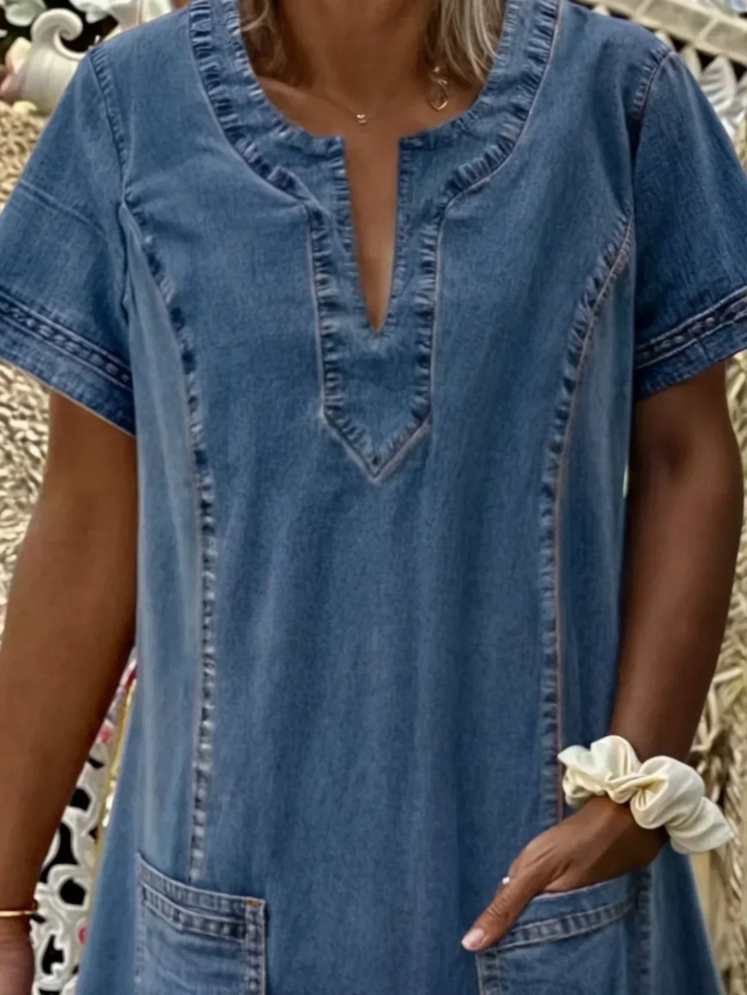 Marisol | Damen Sommer Casual Kleid mit Taschen