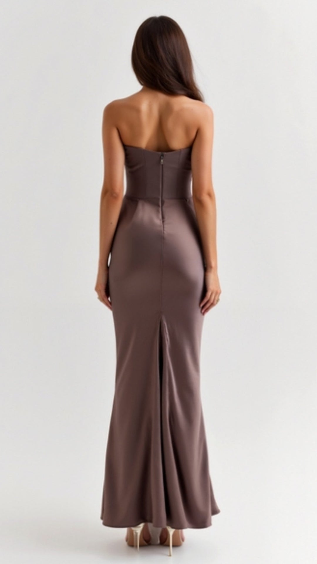 Abigail | Damen Hochzeitsgastkleid Column Maxikleid