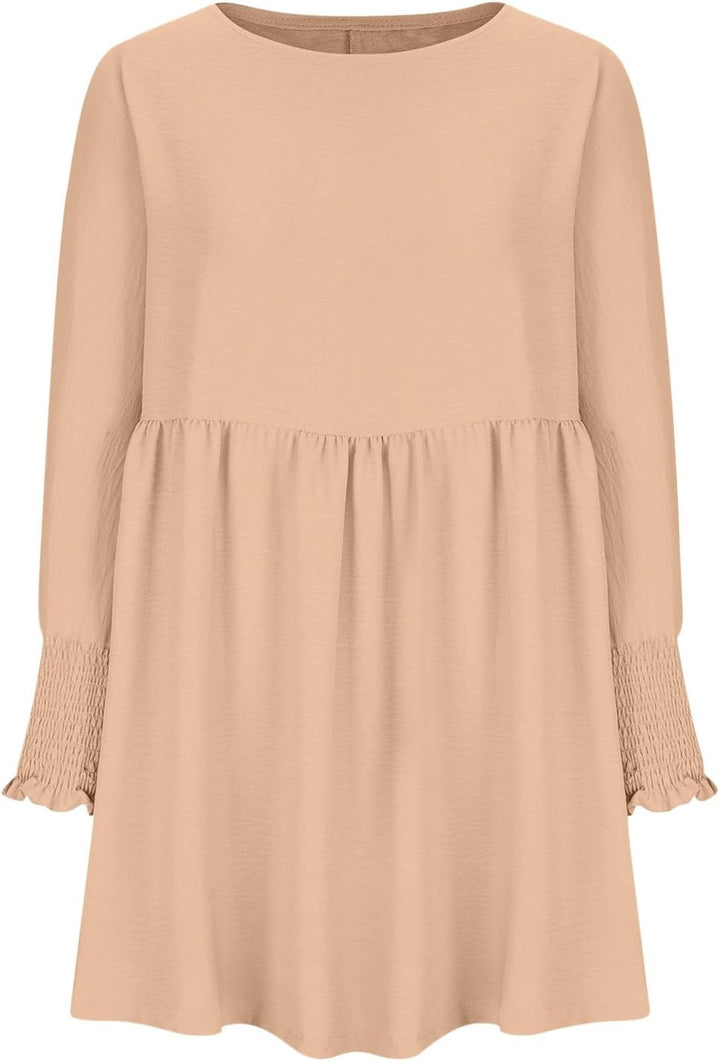 Violetta | Damen Sommerkleid mit Gesmokten Ärmeln Mini