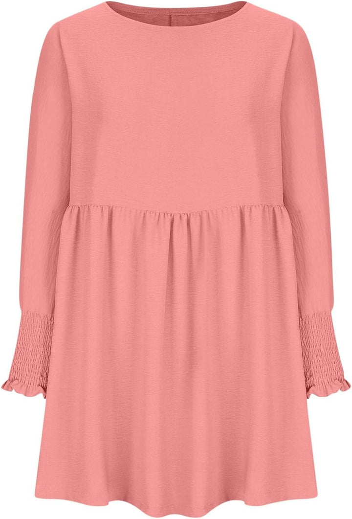 Violetta | Damen Sommerkleid mit Gesmokten Ärmeln Mini