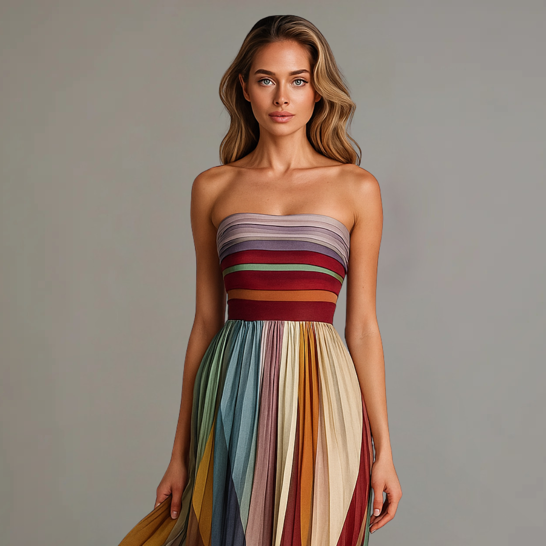 Luna | Zeitlose Eleganz Maxi Kleid