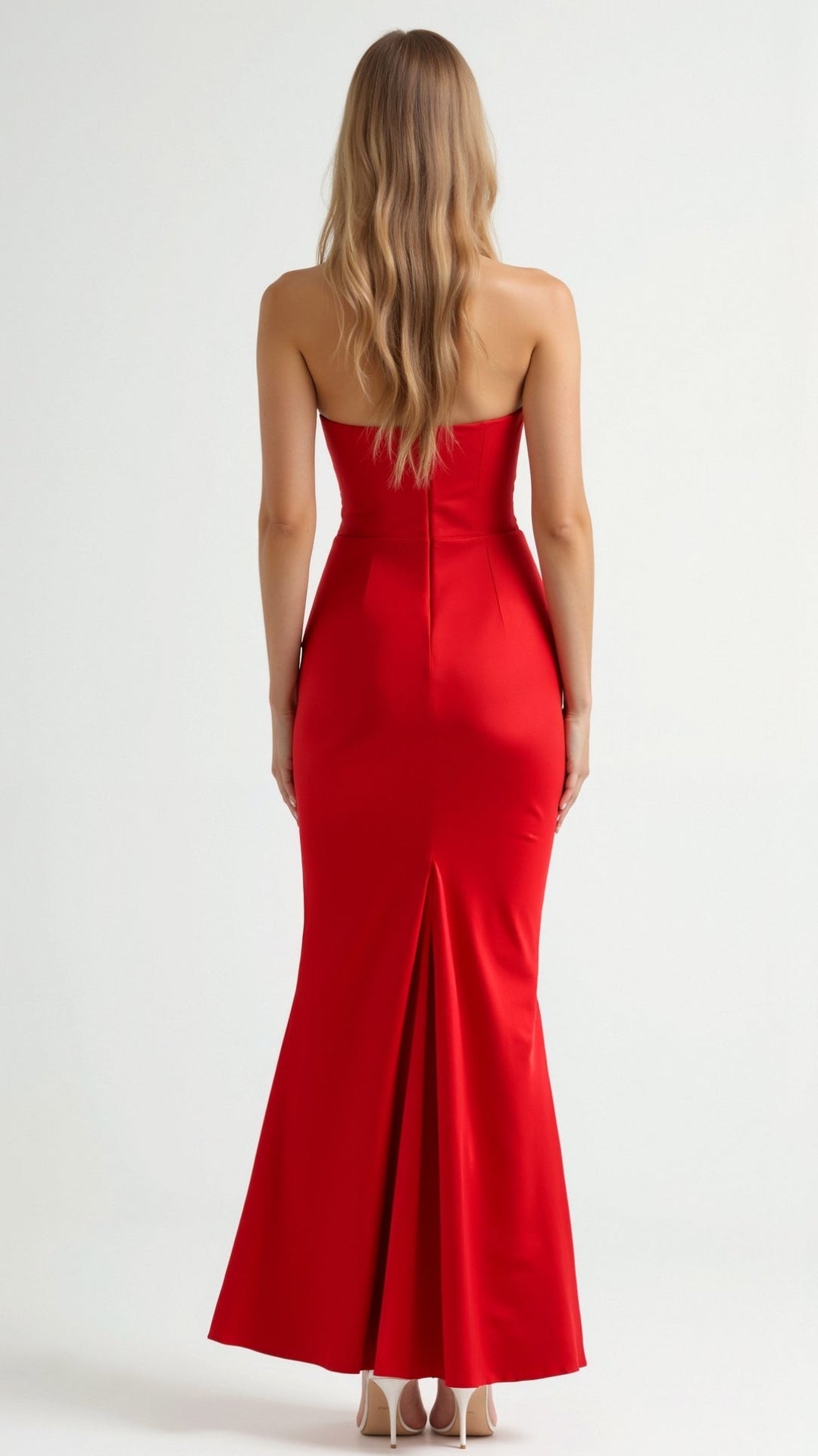 Abigail | Damen Hochzeitsgastkleid Column Maxikleid