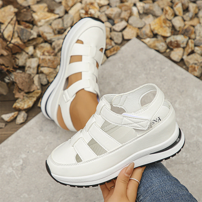Thea | Sandalen für Damen Geschlossene Spitze Riemchen Design