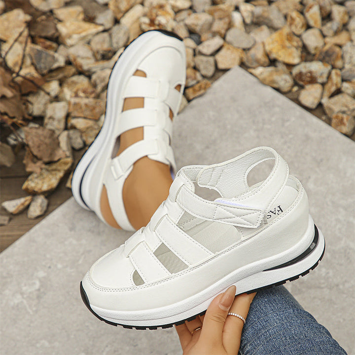 Thea | Sandalen für Damen Geschlossene Spitze Riemchen Design
