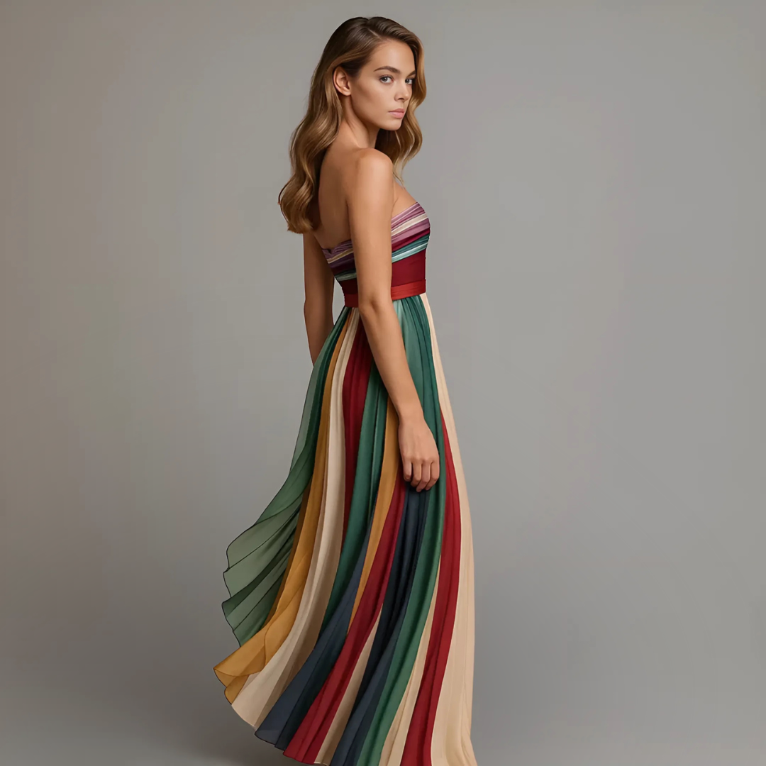Luna | Zeitlose Eleganz Maxi Kleid
