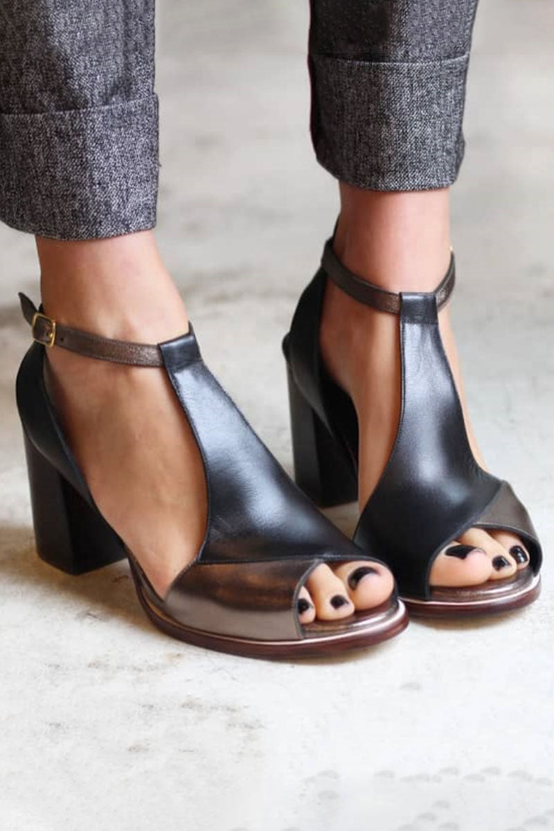 Selene | Sandalen für Damen Blockabsatz