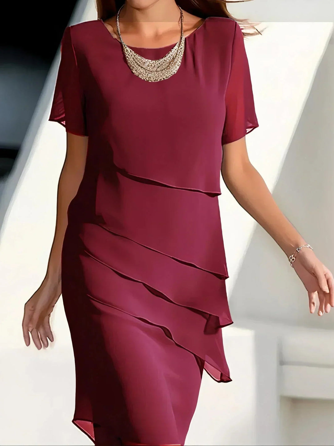 Eliza | Anmutiger Fluss Sommer Kleid