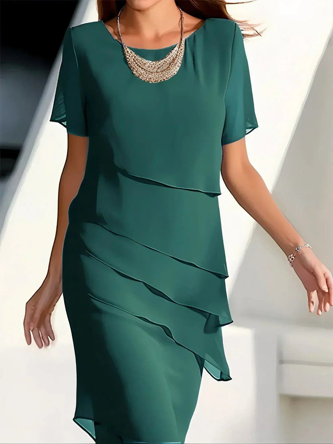 Eliza | Anmutiger Fluss Sommer Kleid