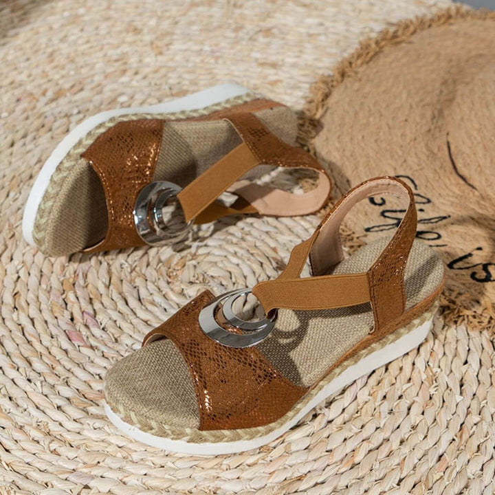 Lydia | Damen Bequeme Orthopädische Sommer Sandalen