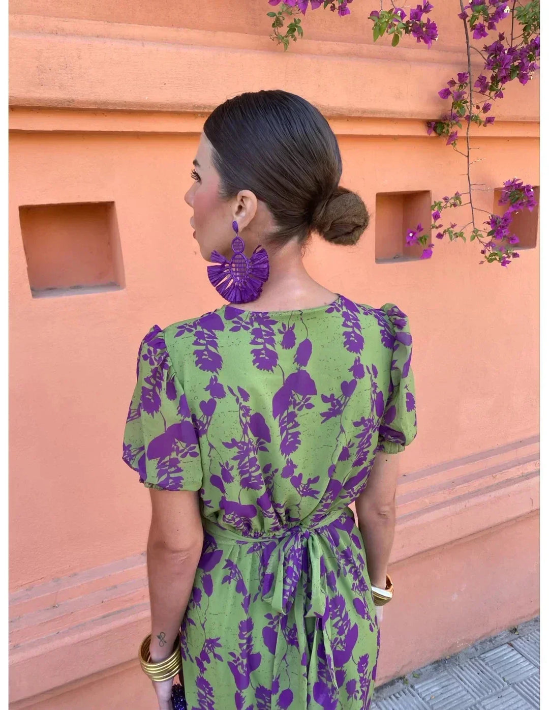 Angelique | Zeitlose Eleganz Blumen Kleid