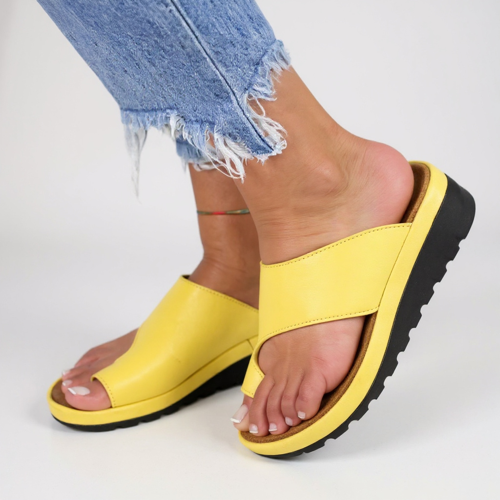 Katie | Damen Orthopädische Sommer Zehentrenner Sandalen