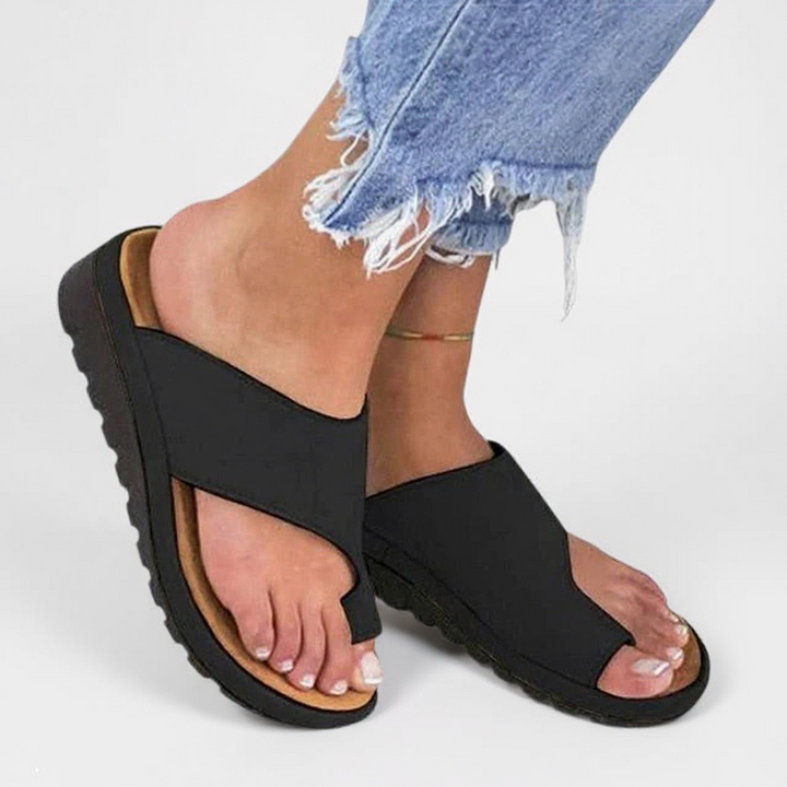 Katie | Damen Orthopädische Sommer Zehentrenner Sandalen