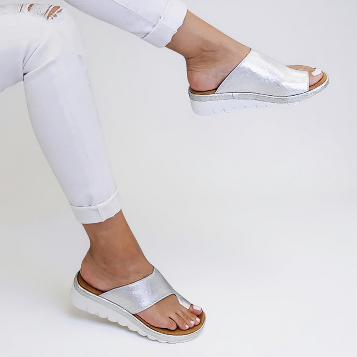 Katie | Damen Orthopädische Sommer Zehentrenner Sandalen