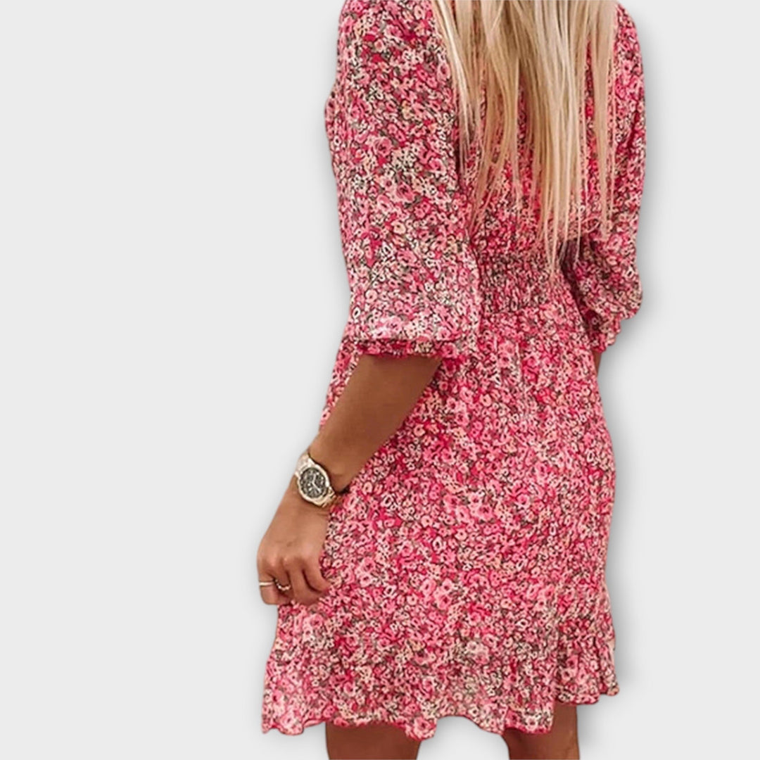 Madalynn | Romantischer Charme Blumen Kleid