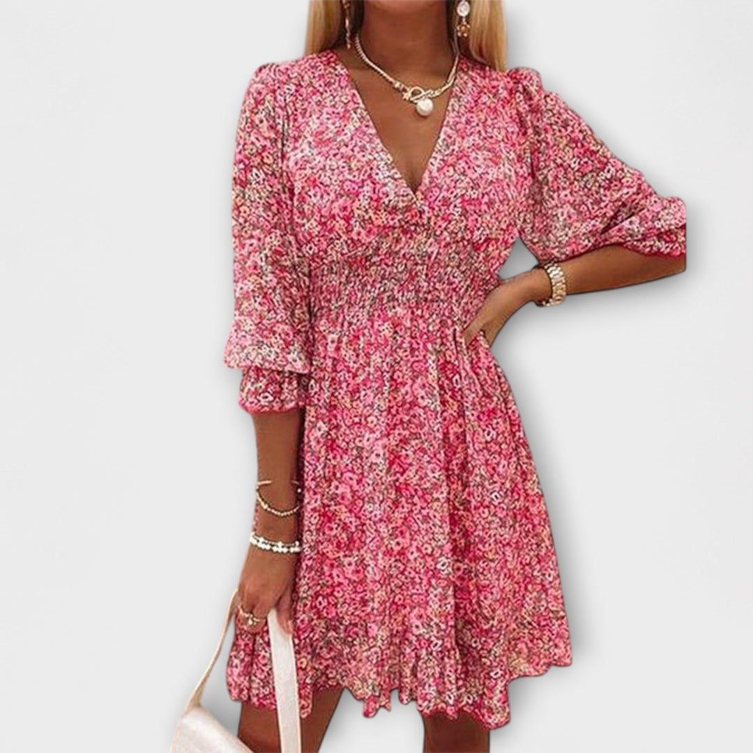Madalynn | Romantischer Charme Blumen Kleid