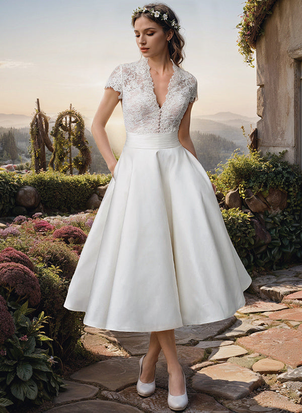Hana | Romantisches Spitzenkleid für Hochzeitsgäste