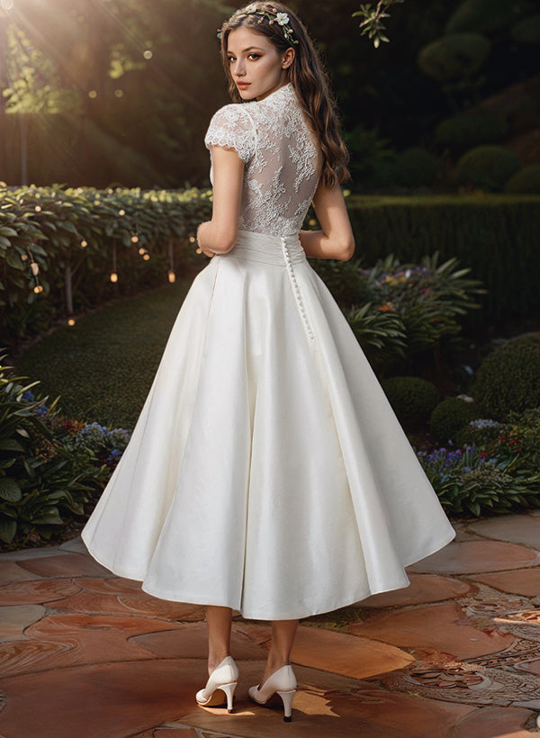 Hana | Romantisches Spitzenkleid für Hochzeitsgäste