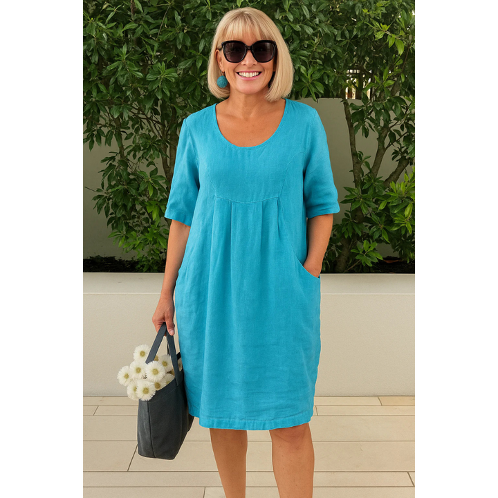 Marcella | Damen Sommer Kurzkleid mit Lockerer Passform
