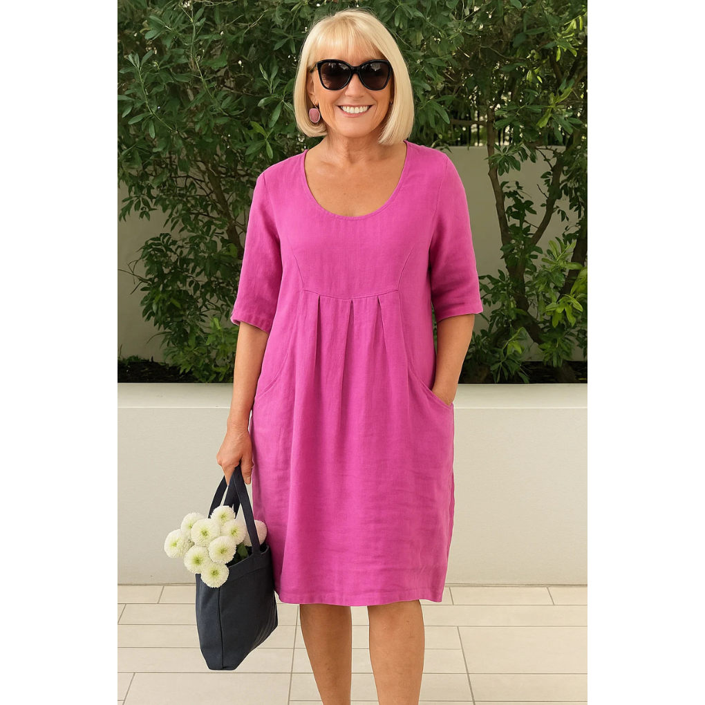 Marcella | Damen Sommer Kurzkleid mit Lockerer Passform