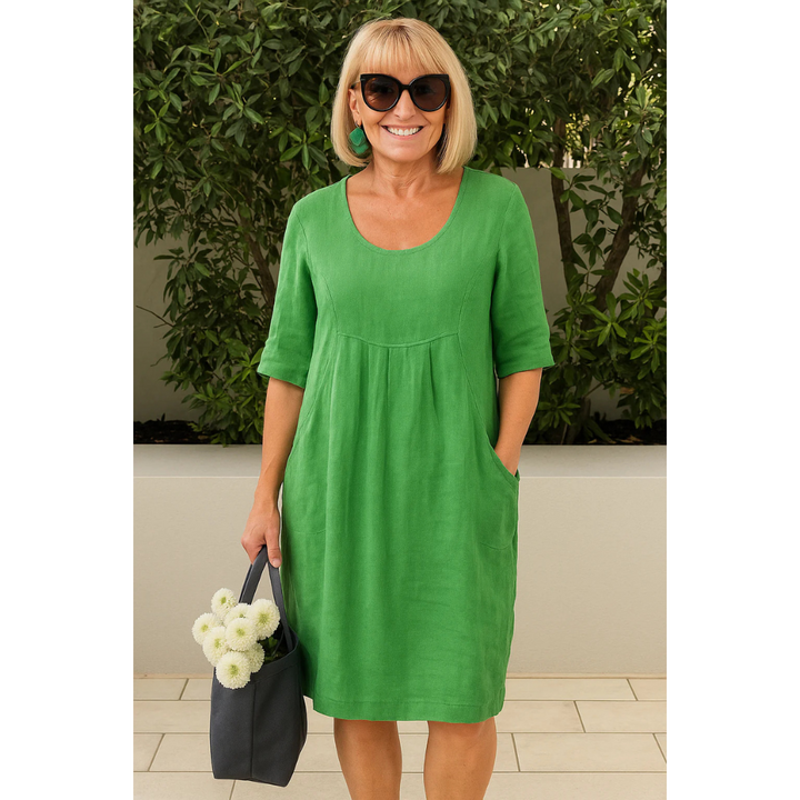 Marcella | Damen Sommer Kurzkleid mit Lockerer Passform