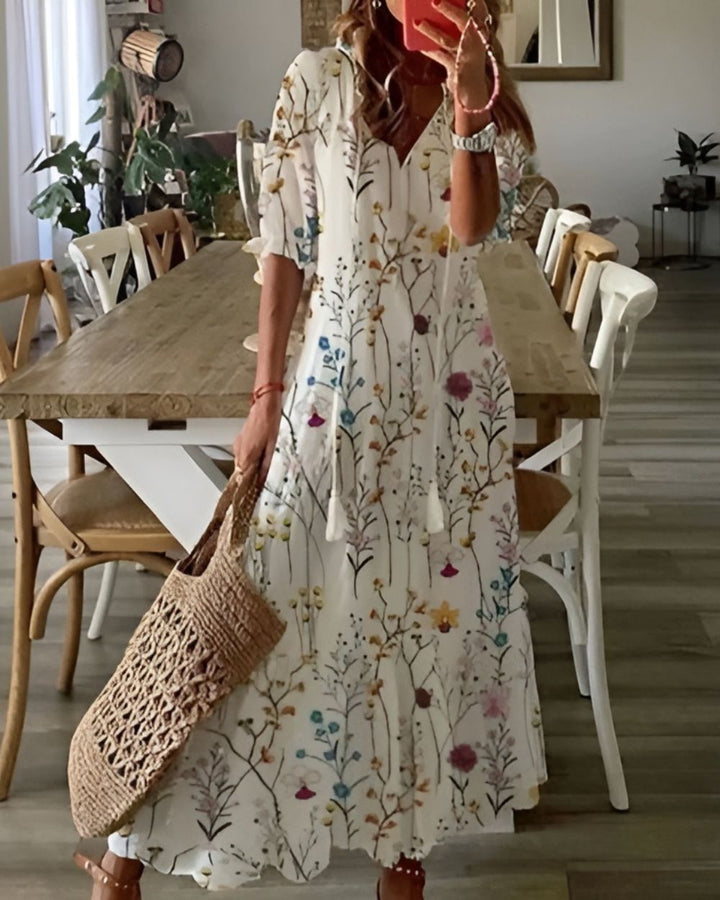 Sofia | Sanfte Romantik Maxi Kleid