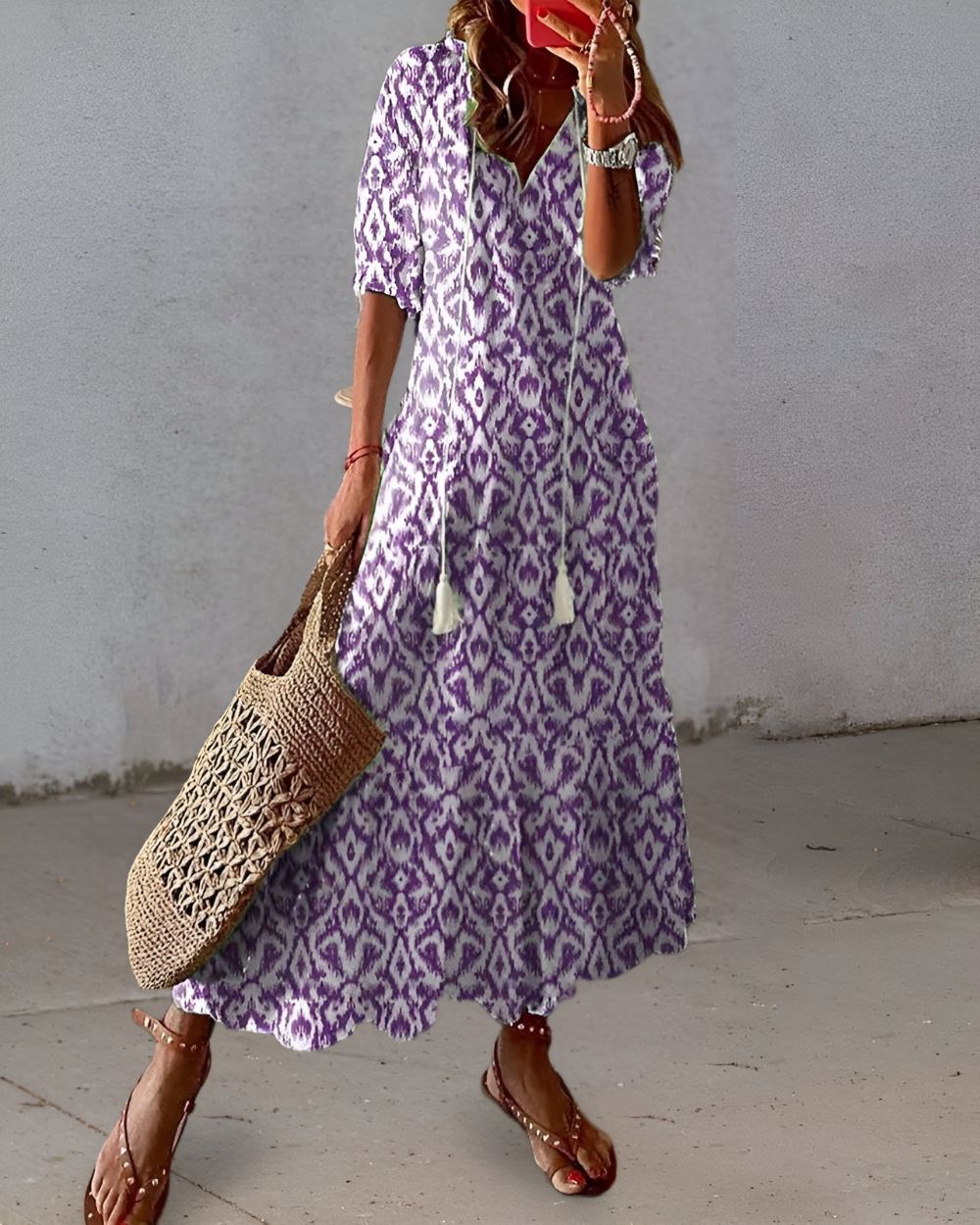 Sofia | Sanfte Romantik Maxi Kleid