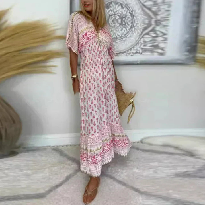Maya | Boho Brise Maxi Kleid