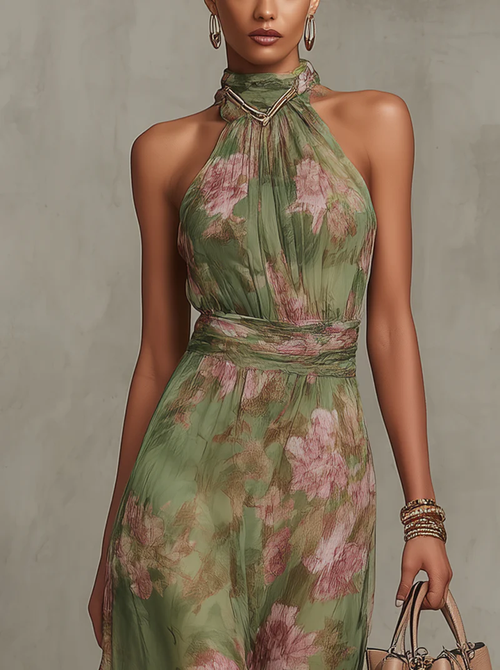 Sara | Raffinierte Sommer Floral Kleid