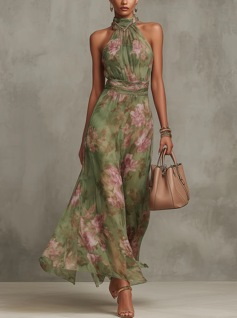 Sara | Raffinierte Sommer Floral Kleid