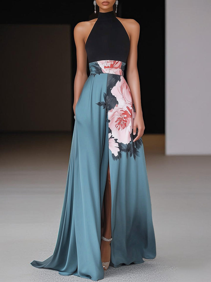 Ellen | Anmutiger Fluss Blumen Kleid