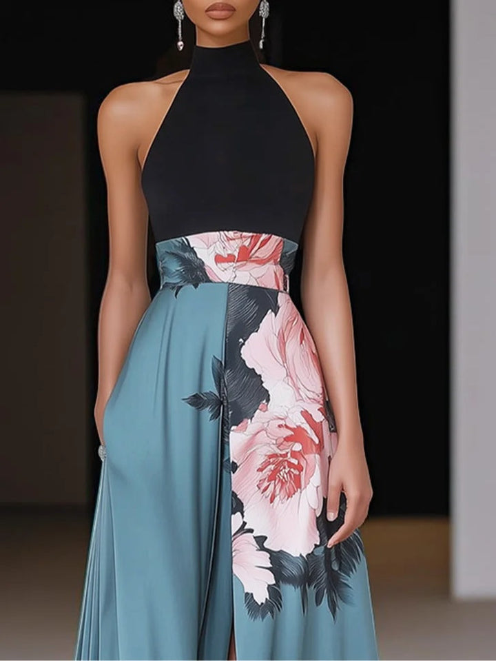 Ellen | Anmutiger Fluss Blumen Kleid