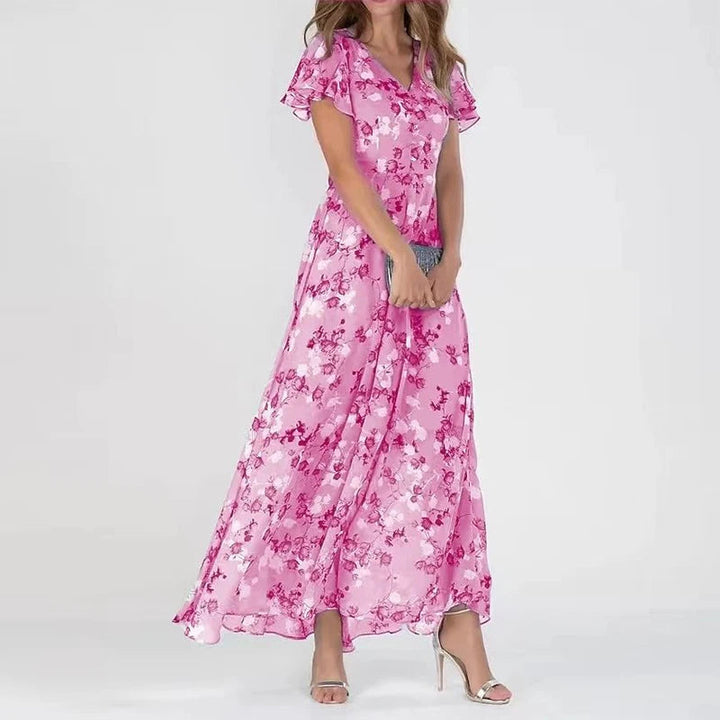 Valentiana | Damen Sommer Glamouröses Kleid