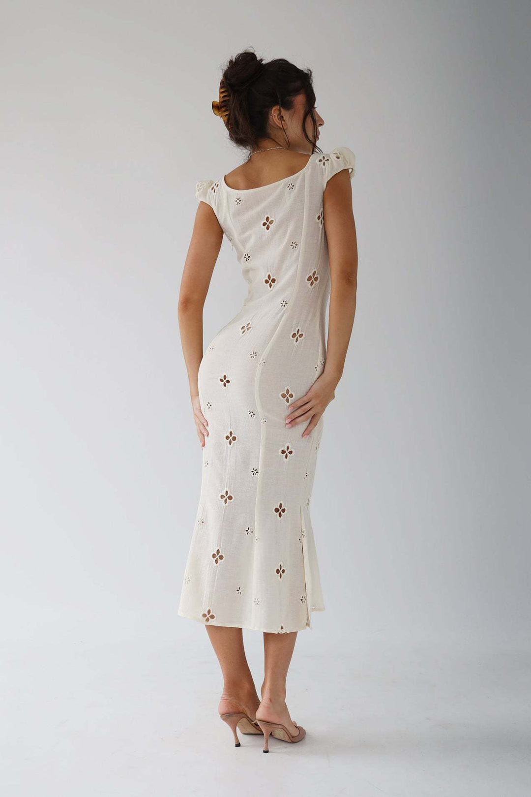Amalia | Damen Hochzeitsgast Midi Kleid