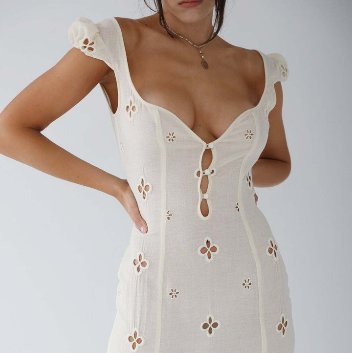 Amalia | Damen Hochzeitsgast Midi Kleid