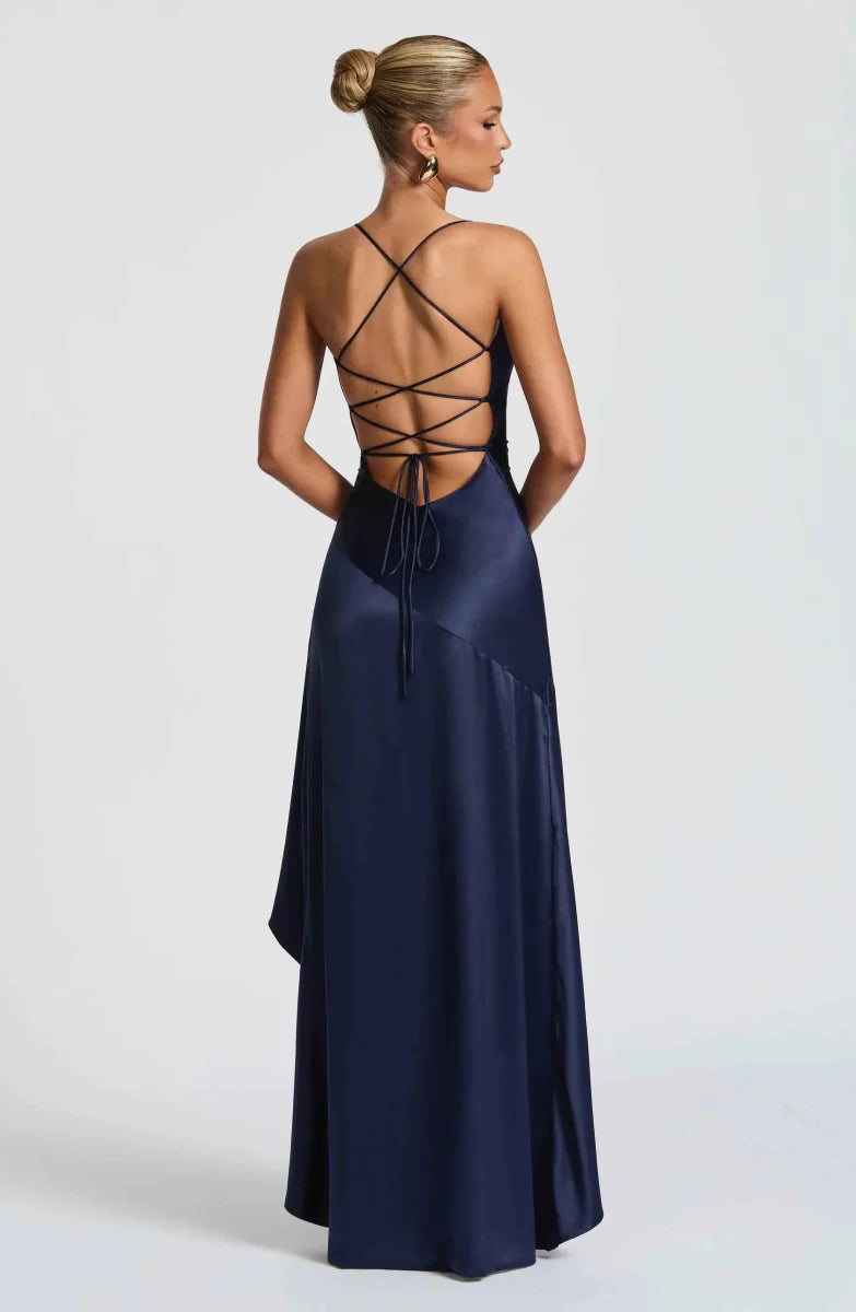 Selma | Elegantes Maxi Kleid mit Rüschensaum
