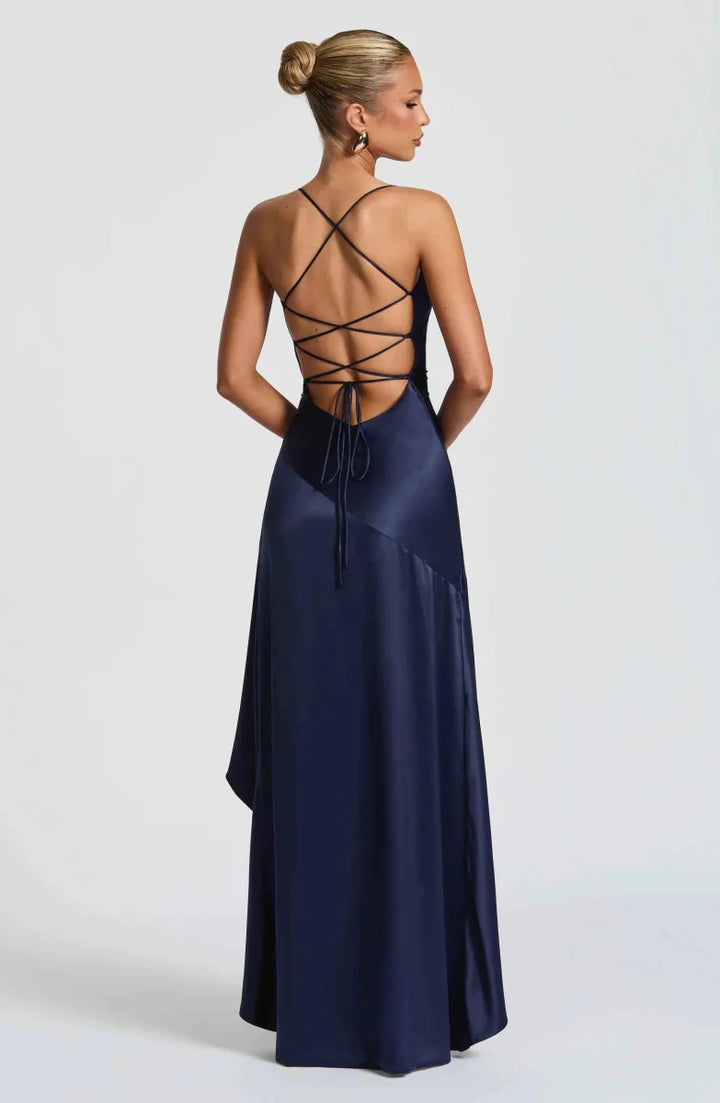 Selma | Elegantes Maxi Kleid mit Rüschensaum