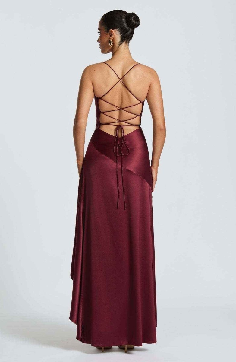 Selma | Elegantes Maxi Kleid mit Rüschensaum