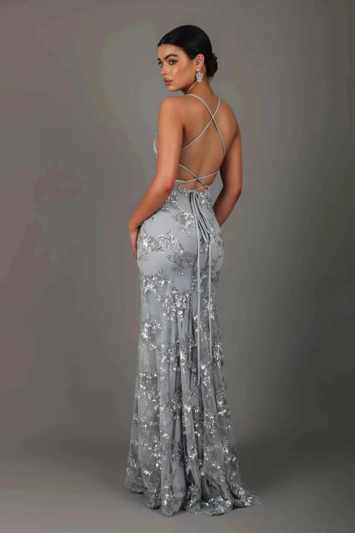 Celestine | Schimmernde Eleganz Hochzeits Gast Kleid