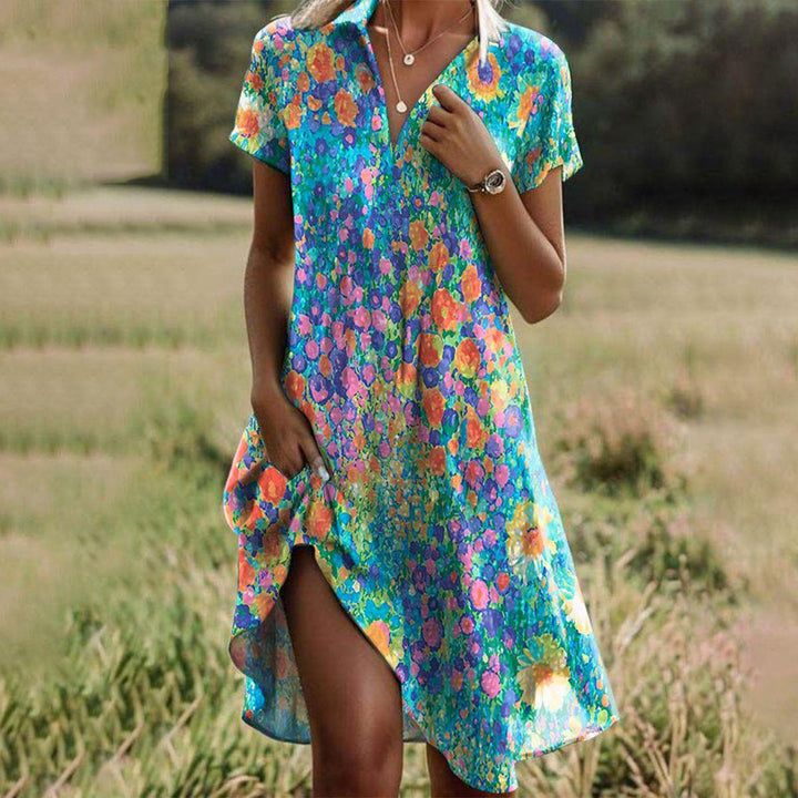 Milena | Damen Boho Chic Sommerkleid