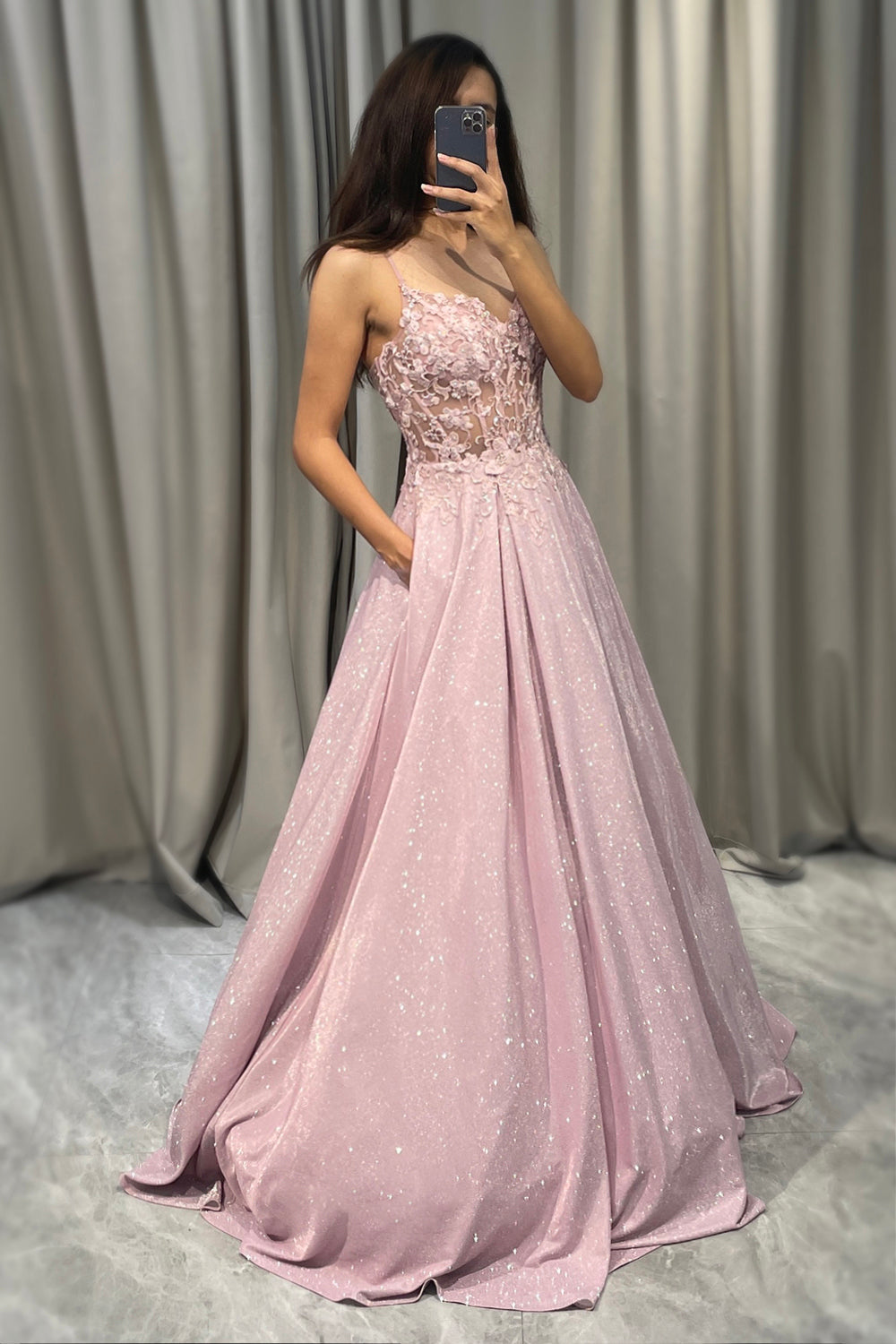 Serenelle | Damen Hochzeitsgastkleid Verziertes Maxikleid