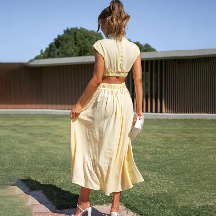Zoe | Damenkleid Cut-Out Maxi