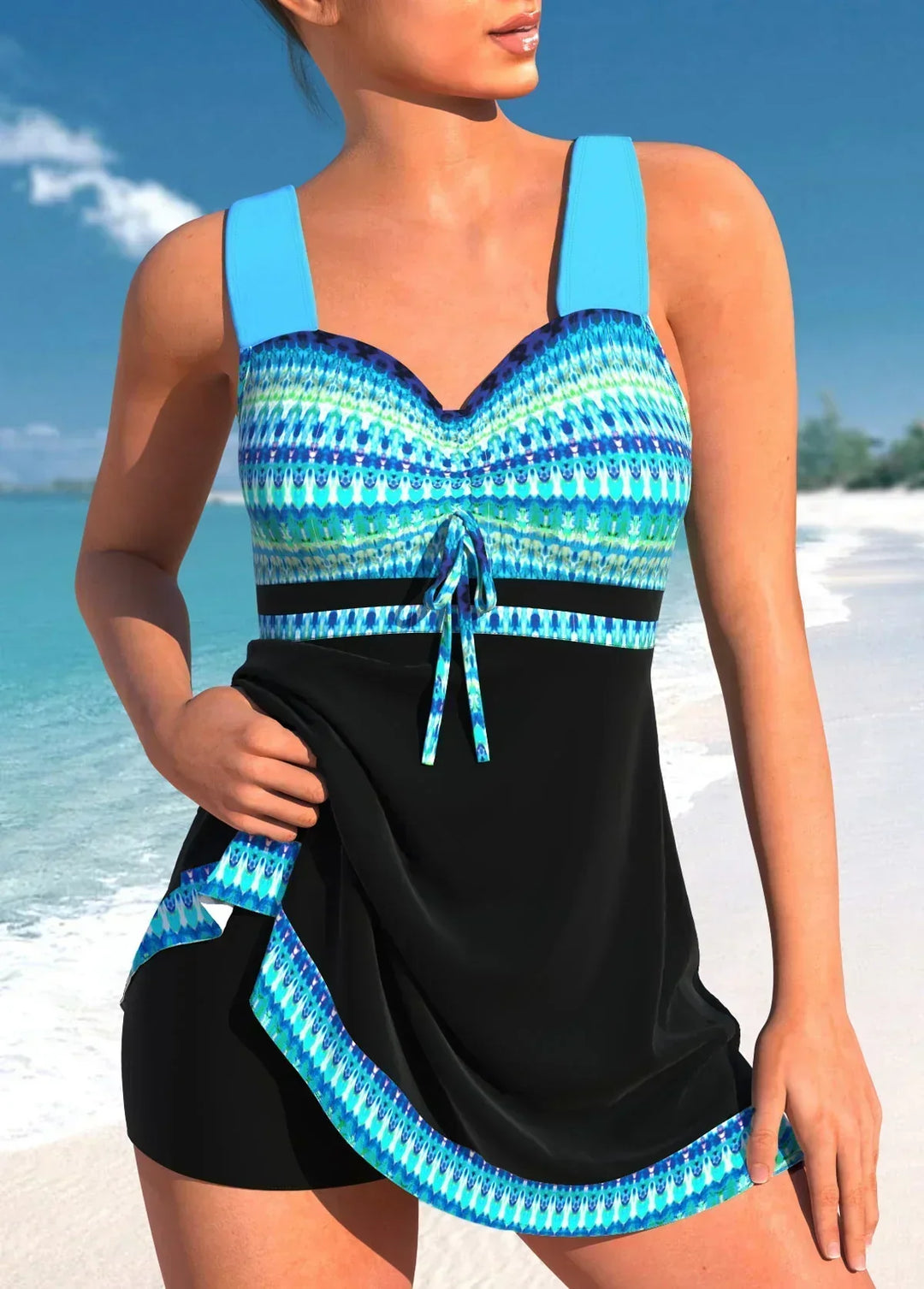 Maristella | Damen Sommer Swim Dress Badeanzug